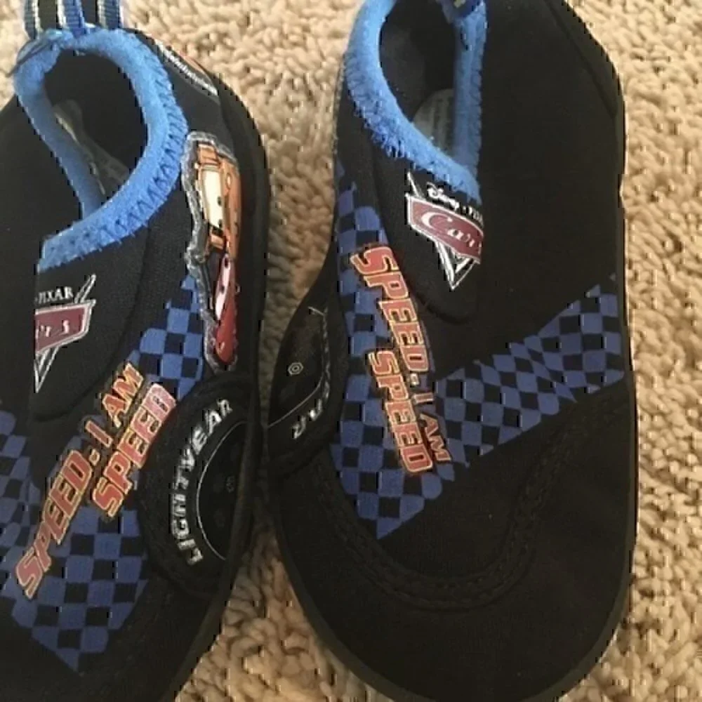 Disney cars size 6 water shoes